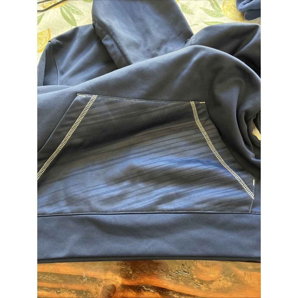 Nike NFL New England Patriots Men’s Large Hoodie Sweatshirt Blue - Picture 7 of 9